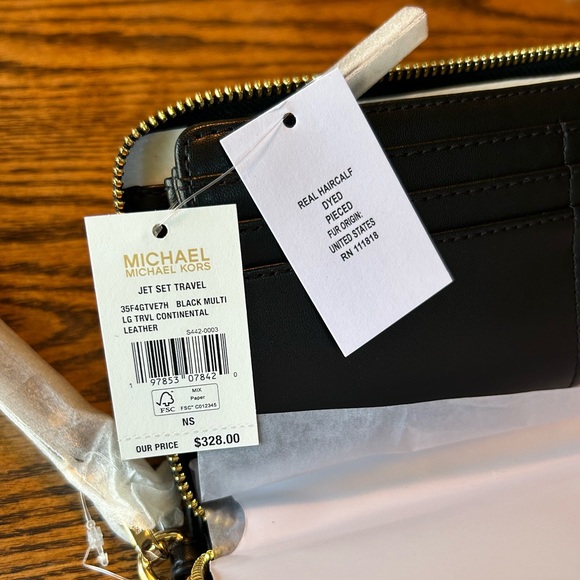 Michael Kors Jet Set Large Continental Wallet - Picture 2 of 10